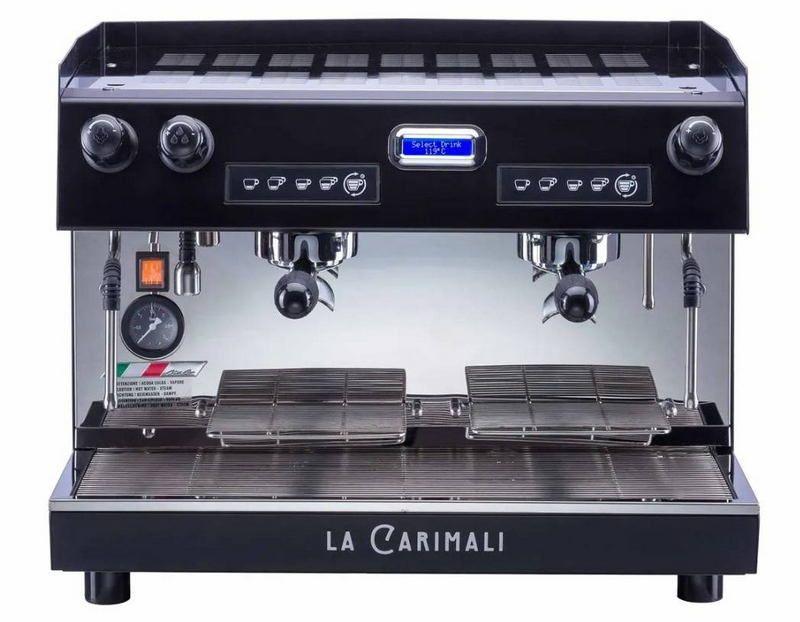 Кофемашина рожковая Carimali Nimble E2 2 гр (авитомат), высокие, LED-подсветка, черный, артикул 7501
