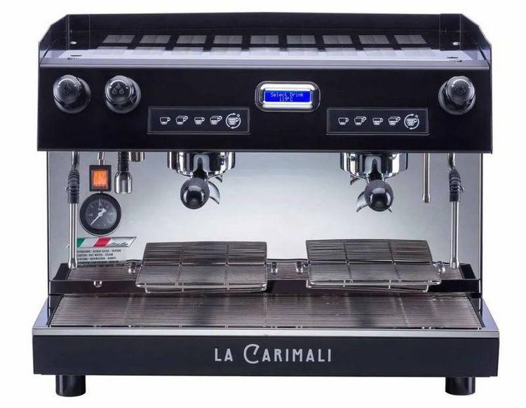 Кофемашина рожковая Carimali Nimble E2 2 гр (авитомат), высокие, LED-подсветка, черный, артикул 7501